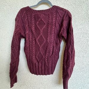 Cable sweater by New York & company sz M